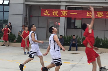 广东舜天与翁源税务局篮球友谊赛比赛