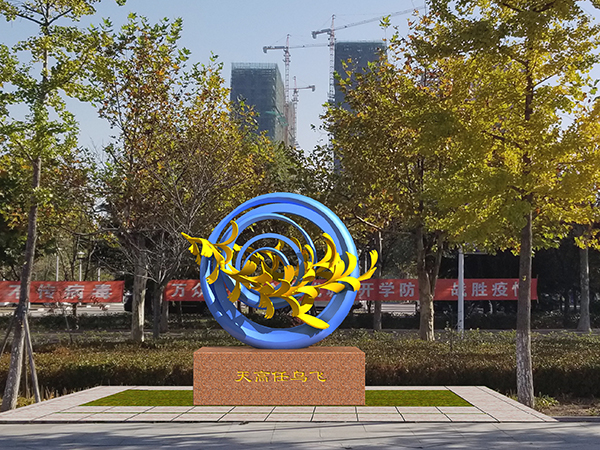 不銹鋼雕塑出現磨損情況該怎么辦